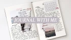 my journaling process » an end of summer journal spread