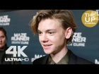 Thomas Brodie-Sangster interview at Maze Runner: The Death Cure premiere