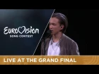 LIVE - Frans - If I Were Sorry (Sweden) at the Grand Final 2016 Eurovision Song Contest