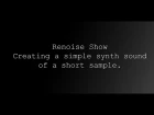 Renoise Show - Creating a simple synth sound of a short sample. Tutorial.