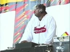 Notorious B.I.G. throws a water bottle at DJ Kap at KMEL Summer Jam 1995