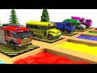 Colors for Children to Learn with Street Vehicles. Learn Colors with Water Tank Trucks for Kids