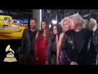 Demi Lovato and Little Big Town Dance Like The Bee Gees | Backstage | 59th GRAMMYs