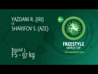 Round 3 FS - 97 kg: Sharif SHARIFOV (AZE) df. Reza YAZDANI (IRI), 9-1