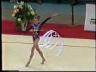 Юлия Барсукова - лента (многоборье) // Чемпионат России 1999