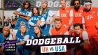 Team USA v. Team UK - Dodgeball w/ Michelle Obama, Harry Styles & More - #LateLateLondon