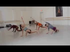Stretch from 4th Position, Horton Technique, Choreography for Modern Dance Class