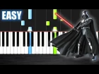 The Imperial March - Star Wars - EASY Piano Tutorial by PlutaX - Synthesia
