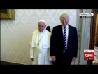 ANGRY Pope Francis SLAPS Donald Trump's Hand For Touching Him - The Hand Of God REBUKES Trump