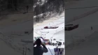 Runaway Airbag at Rosa Khutor Ski Resort in Russia