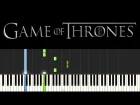 Game of Thrones - Light of the Seven (Piano tutorial + ноты)