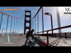 Watch Dogs 2. Bike Glitch On Golden Gate Bridge