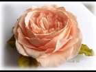МК Піоновидна троянда із фоамірану.  Пионовидная роза из фоамирана.
