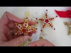 Star ornament bead weaving tutorial