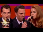 Henry Cavill, Ben Affleck and Amy Adams Do The Batman Voice - The Graham Norton Show