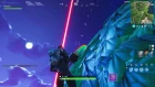 Fortnite Rocket launch. View from the sky. 720p 60fps