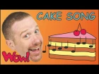 Cake Song for Kids | Learn English speaking with Steve and Maggie | Food Song esl