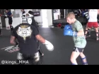 Master Cordeiro with the Kings MMA Death Touch: High Flying Brazilian Muay Thai