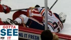 GOTTA SEE IT: Connor McDavid Gets Physical To Incite Battle of Alberta Line Brawl
