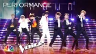 BTS Performs "Boy with Luv" - The Voice Live Finale 2019