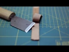 Как аккуратно срезать слой кожи. How to skive leather strap easily. Simple leather splitter