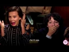 Millie Bobby Brown et Finn Wolfhard réagissent à leur auditions | VOSTFR Traduction Française
