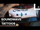 Soundwave tattoos let you immortalize your loved one's voice