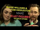 MAISIE WILLIAMS & TOM HIDDLESTON MAKE EACH OTHER OUT OF CLAY  | Early Man INTERVIEW | The Hook