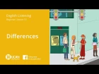 Learn English Listening | Beginner - Lesson 53. Differences