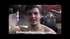 Aleem Khon after sparring Vasyl Lomachenko - EsNews Boxing