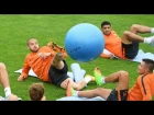 Shakhtar in Germany. One of the most fun exercises at the training camp