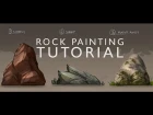 Rock Painting Tutorial - Digital Painting Basics - Concept Art