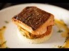 Crispy Salmon w/ Ratatouille and Couscous - Bruno Albouze - THE REAL DEAL